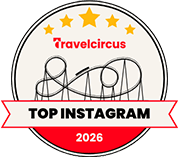 Logo für Top Instagram 2026 von Travelcircus.
